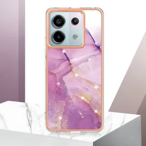 IMD MARBLE Ochranný kryt pre Xiaomi Redmi Note 13 Pro 5G PURPLE