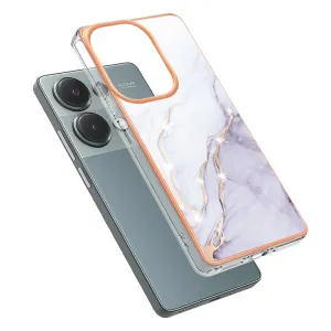 IMD MARBLE Ochranný kryt pre Xiaomi Redmi Note 13 Pro WHITE