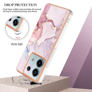 IMD MARBLE Ochranný kryt pre Xiaomi Redmi Note 13 Pro 5G ROSE GOLD