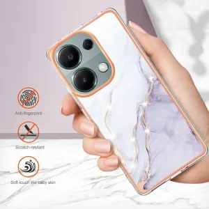 IMD MARBLE Ochranný kryt pre Xiaomi Redmi Note 13 Pro WHITE