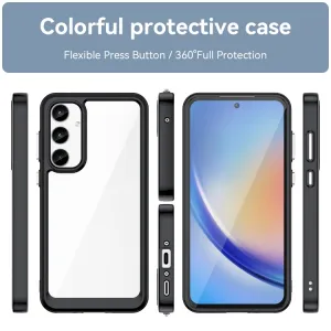 CRYSTAL Ochranný kryt pre Samsung Galaxy A35 5G čierny