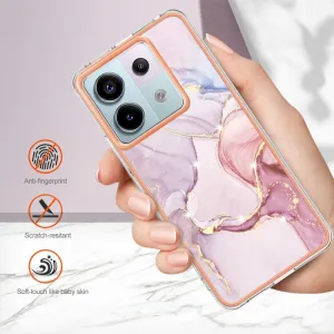 IMD MARBLE Ochranný kryt pre Xiaomi Redmi Note 13 Pro 5G ROSE GOLD