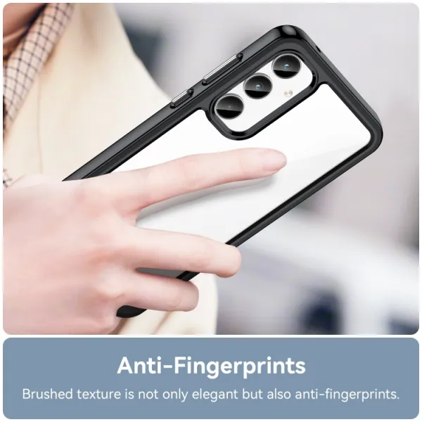 CRYSTAL Ochranný kryt pre Samsung Galaxy A35 5G čierny