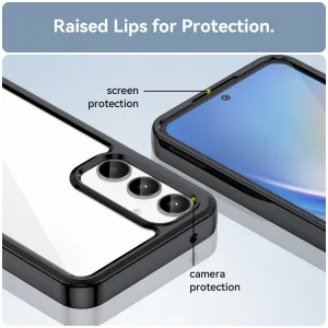 CRYSTAL Ochranný kryt pre Samsung Galaxy A35 5G čierny
