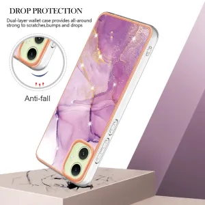 IMD MARBLE Ochranný kryt pre Samsung Galaxy A05 PURPLE