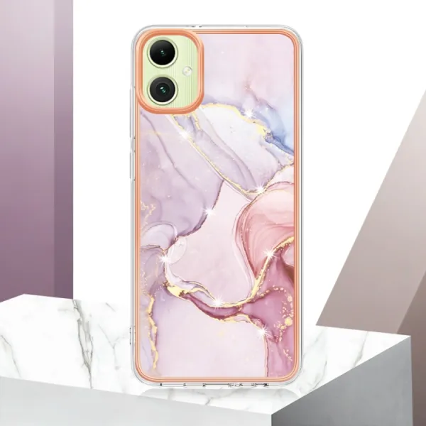IMD MARBLE Ochranný kryt pre Samsung Galaxy A05 ROSE GOLD