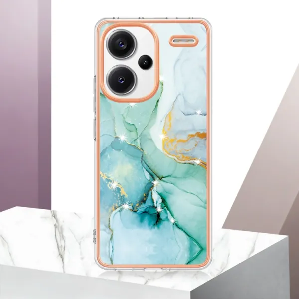 IMD MARBLE Ochranný kryt Xiaomi Redmi Note 13 Pro+ 5G GREEN