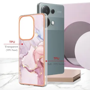 IMD MARBLE Ochranný kryt pre Xiaomi Redmi Note 13 Pro ROSE GOLD