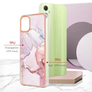 IMD MARBLE Ochranný kryt pre Samsung Galaxy A05 ROSE GOLD
