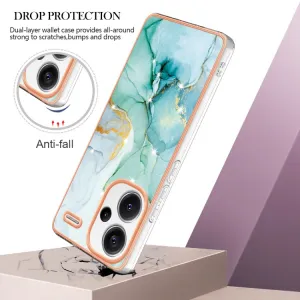 IMD MARBLE Ochranný kryt Xiaomi Redmi Note 13 Pro+ 5G GREEN