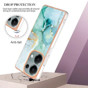 IMD MARBLE Ochranný kryt pre Xiaomi Redmi Note 13 Pro GREEN