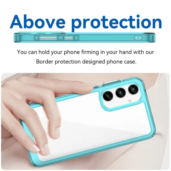 CRYSTAL Ochranný kryt pre Samsung Galaxy A35 5G tyrkysový