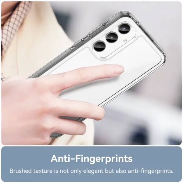 CRYSTAL Ochranný kryt pre Samsung Galaxy A55 5G priehľadný
