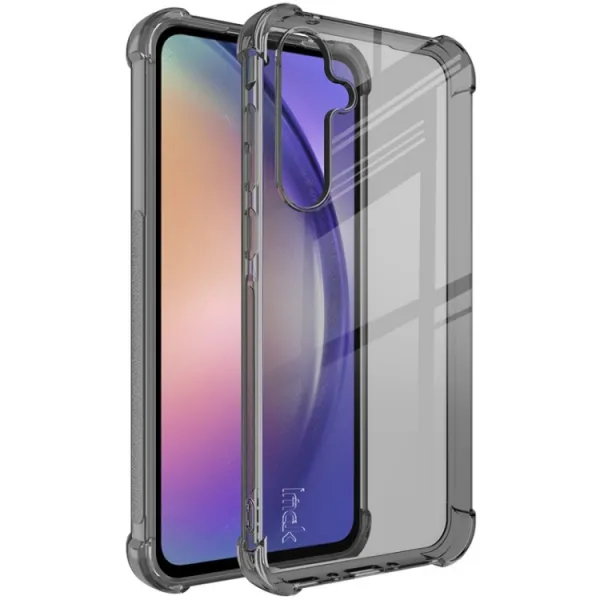 IMAK Ochranný silikónový obal pre Samsung Galaxy A35 5G čierny