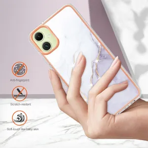IMD MARBLE Ochranný kryt pre Samsung Galaxy A05 WHITE