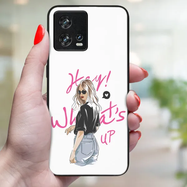MY ART Ochranný kryt pre Motorola Edge 30 Fusion WHATSUP (132)