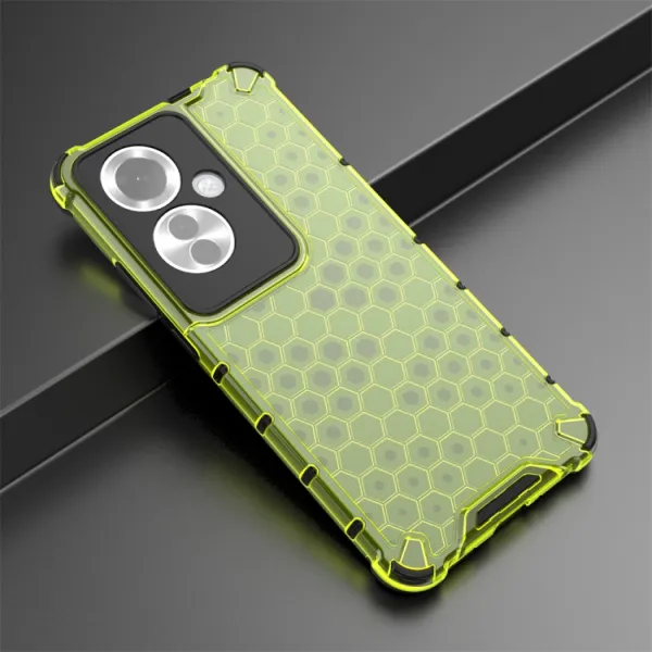 HONEYCOMB Ochranný kryt Oppo Reno11 F 5G zelený