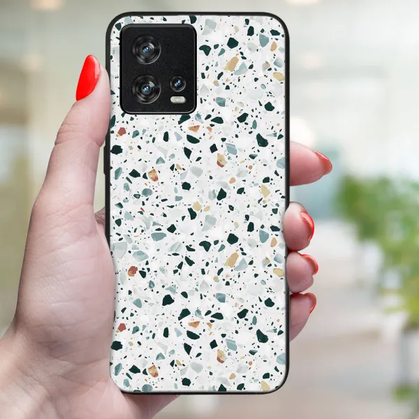 MY ART Ochranný kryt pre Motorola Edge 30 Fusion GREY TERRAZZO (163)