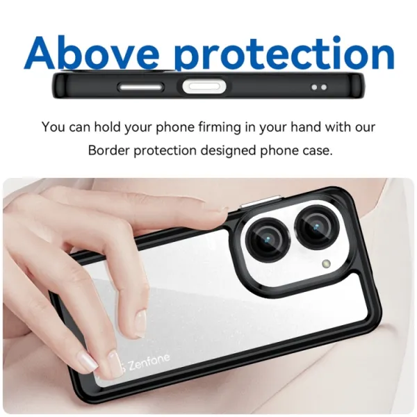 CRYSTAL Ochranný kryt pre Asus Zenfone 10 čierny