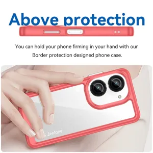 CRYSTAL Ochranný kryt pre Asus Zenfone 10 červený