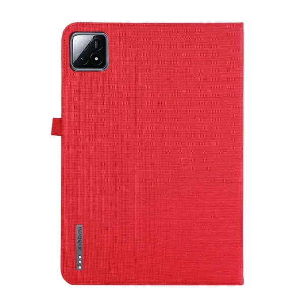 FABRIC Zaklápací kryt pre Xiaomi Pad 6S Pro červený
