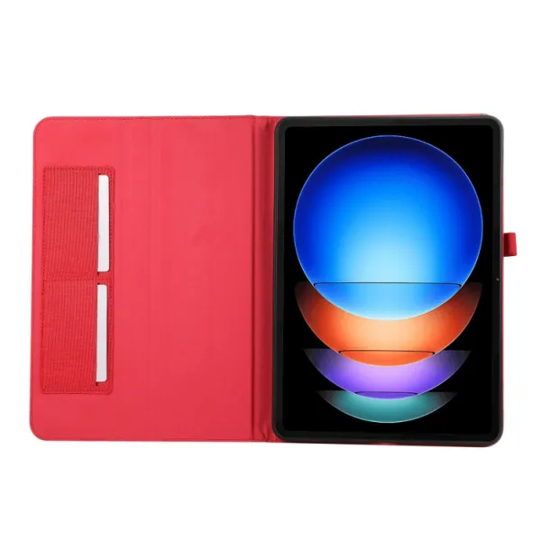 FABRIC Zaklápací kryt pre Xiaomi Pad 6S Pro červený