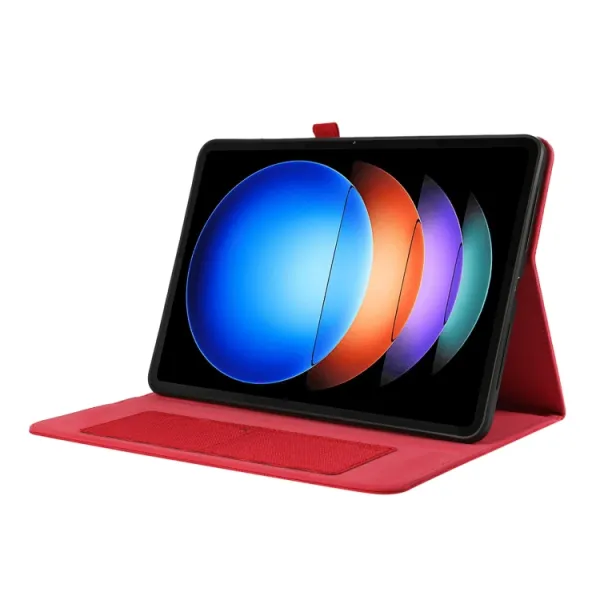 FABRIC Zaklápací kryt pre Xiaomi Pad 6S Pro červený