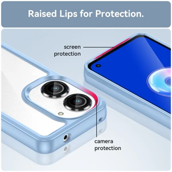 CRYSTAL Ochranný kryt pre Asus Zenfone 10 modrý