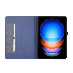 FABRIC Zaklápací kryt pre Xiaomi Pad 6S Pro modrý