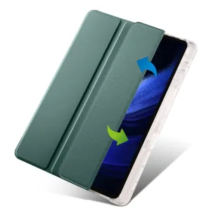 CRYSTAL Zaklápacie puzdro Xiaomi Pad 6S Pro tmavozelené