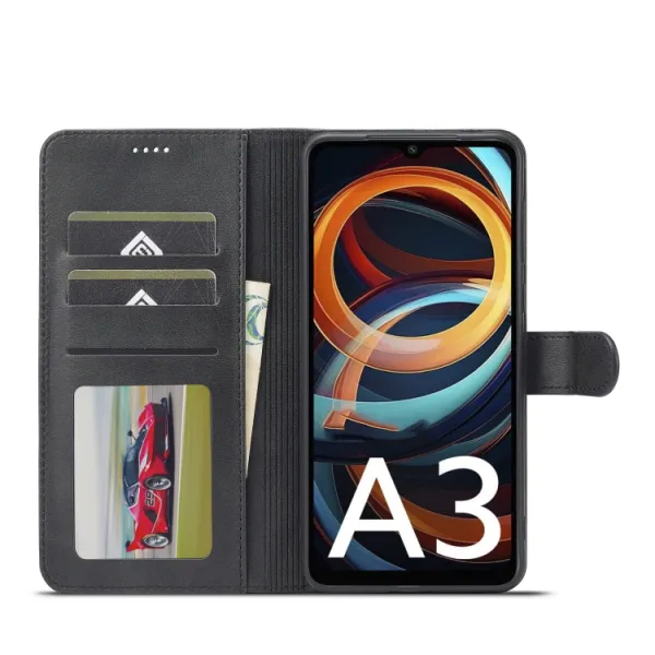 IMEEKE Peňaženkový obal pre Xiaomi Redmi A3 čierny