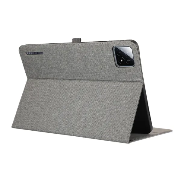 FABRIC Zaklápací kryt pre Xiaomi Pad 6S Pro čierny šedá