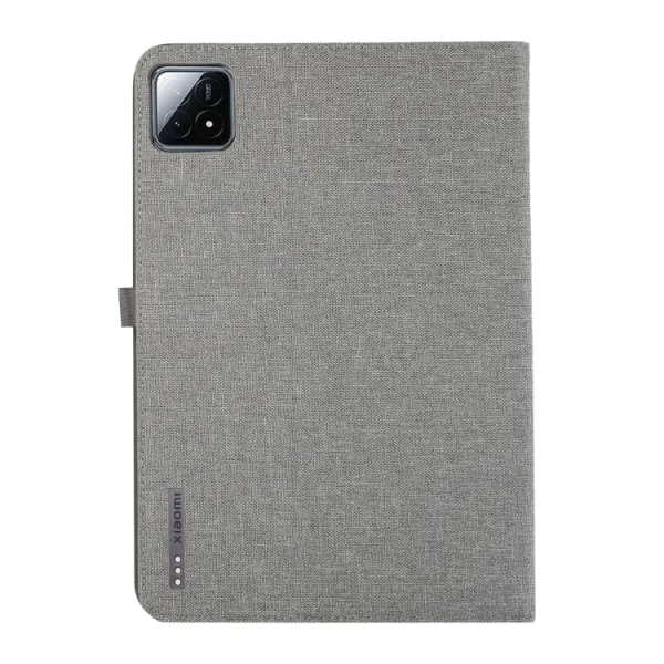 FABRIC Zaklápací kryt pre Xiaomi Pad 6S Pro čierny šedá