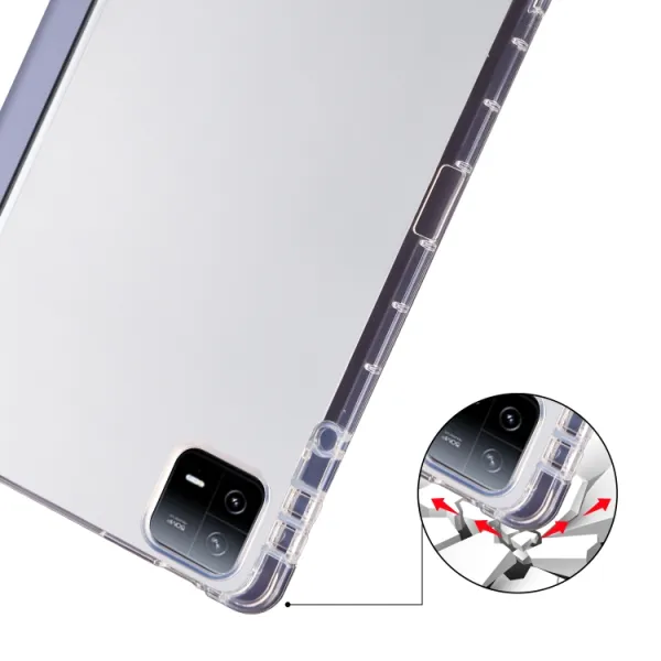 CRYSTAL Zaklápacie puzdro Xiaomi Pad 6S Pro svetlofialové