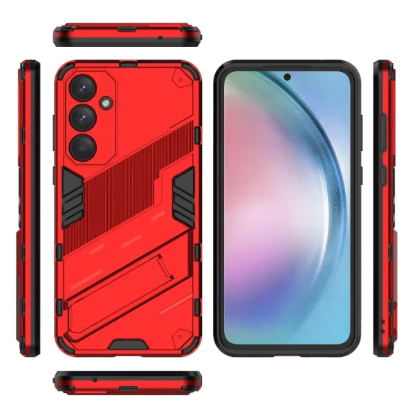 BIB Ochranný kryt pre Samsung Galaxy A55 5G červený