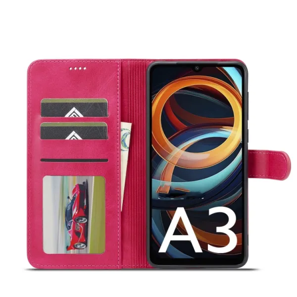 IMEEKE Peňaženkový obal pre Xiaomi Redmi A3 ružový
