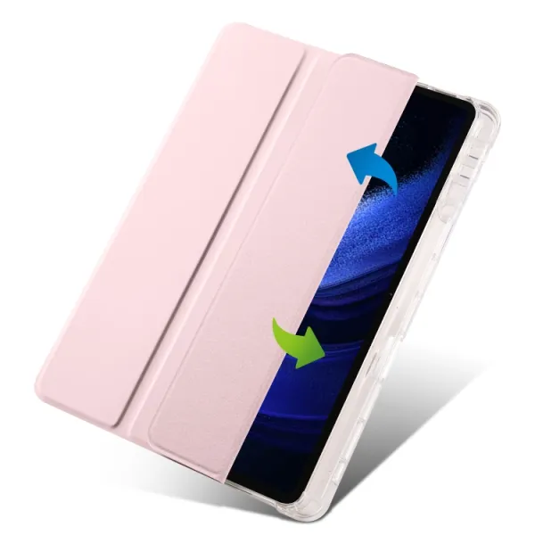 CRYSTAL Zaklápacie puzdro Xiaomi Pad 6S Pro ružové