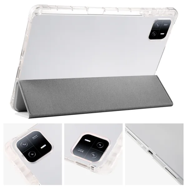 CRYSTAL Zaklápacie puzdro Xiaomi Pad 6S Pro šedé