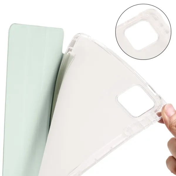 CRYSTAL Zaklápacie puzdro Xiaomi Pad 6S Pro svetlozelené