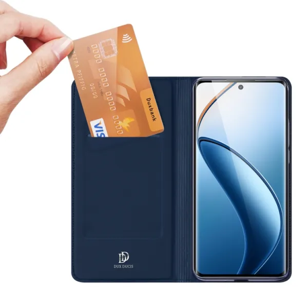 DUX Zaklápacie puzdro pre Realme 12 Pro 5G modré