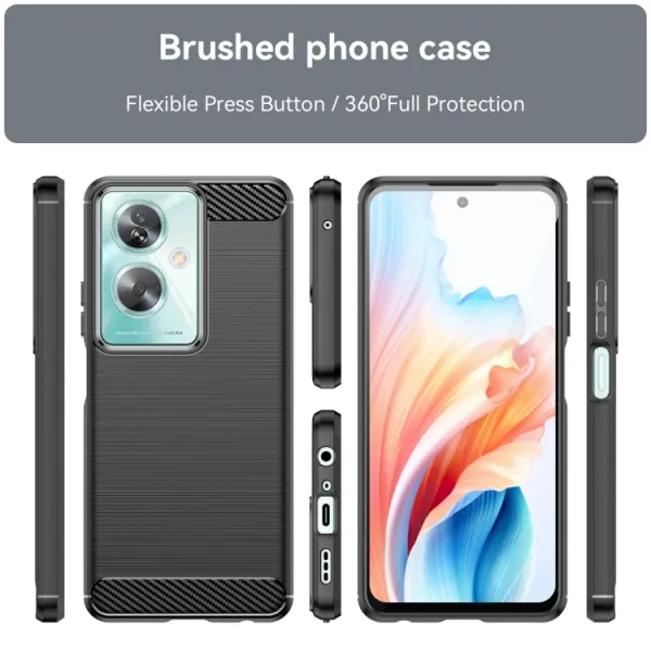 FLEXI TPU Ochranný kryt Oppo A79 5G čierny