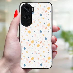 MY ART Ochranný kryt pre Honor 90 Lite 5G ORANGE TERRAZZO (165)