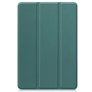 LEATHER Zaklápací kryt pre Xiaomi Pad 6S Pro zelený