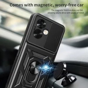 RING CAMERA Kryt s držiakom pre Oppo A79 5G modrý