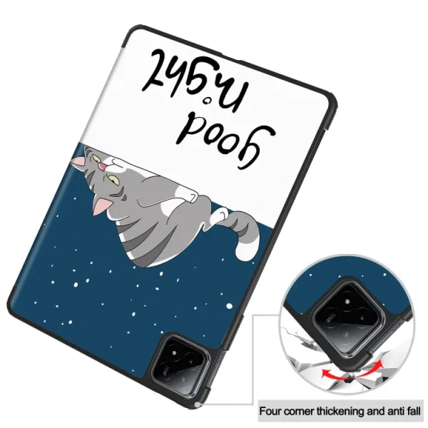 ART Zaklápacie puzdro pre Xiaomi Pad 6S Pro LAZY CAT