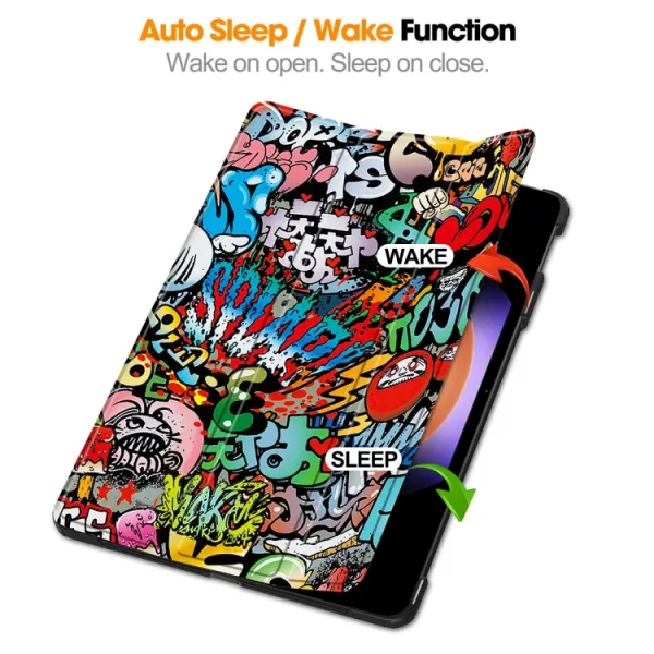 ART Zaklápacie puzdro pre Xiaomi Pad 6S Pro GRAFFITI