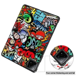 ART Zaklápacie puzdro pre Xiaomi Pad 6S Pro GRAFFITI
