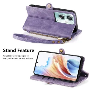 GEOM Peňaženkové puzdro pre Oppo A79 5G fialové