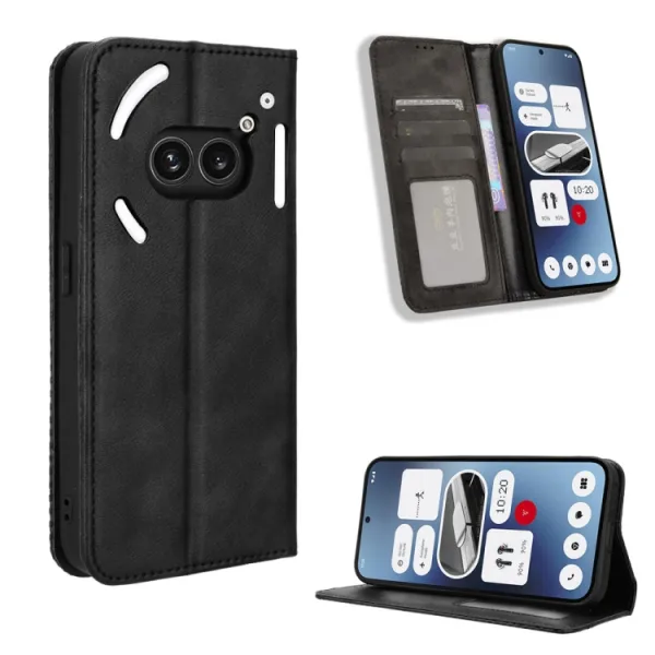 BUSINESS Peňaženkový kryt pre Nothing Phone 2a / (2a) Plus čierny