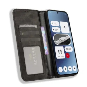 BUSINESS Peňaženkový kryt pre Nothing Phone 2a / (2a) Plus čierny